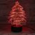 3D acrylic Lamp, with 7 Color Changes, Dimmable LED Night Lamp, Remote Control and Smart Touch Christmas Tree