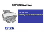 Инструкция по эксплуатации EPSON RX585 RX595 RX610  (англ.яз.)