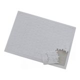8.2" x 11.4" White Rectangle UV Printing Blank Jigsaw Puzzle DIY Games Child Toy (20pcs/pack)