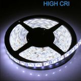 Влагозащищенная LED лента высокой яркости CRI (белый свет; 5м; IP64; 300 LED; 2835 SMD; постоянное напряжение 12В)