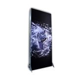 33.5" x 78.7" Removable Fabric Tension Light Box Portable Display (Double Graphics Included)