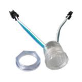 Полноцветный точечный LED модуль в прозрачном корпусе (SMD 5050 Φ20; UCS1903IC / WS2811IC; постоянное напряжение 5В)