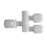 Резьбовой трехсторонний фитинг для трубки (H-E Parts; 4мм; трубка 3 x 4мм)