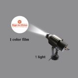 Рекламный наружный LED гобо проектор логотипов (статика, 20Вт, 1 цвет)