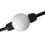 Полноцветный влагозащищенный LED модуль точечного света в корпусе молочного цвета (UCS1903IC; постоянное напряжение 24В; SMD 3535; Φ50)