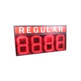 LED ценник 24" для автозаправок и бензоколонок (красный свет)