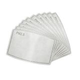 50PCS 5 Layer Anti Air Pollution PM 2.5 Activated Carbon Filters