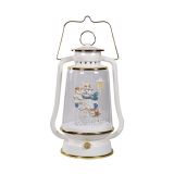 Tabletop Snowing Christmas Barn Lantern