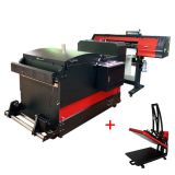 White Ink Heat Transfer PET Film Printer With Shake Powder Machine