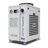Промышленный водный чиллер S&A CW-5300AN для охлаждения полупроводников 75Вт, шпинделей ЧПУ  18кВт (1,09HP; переменное напряжение 220В; 50Гц)