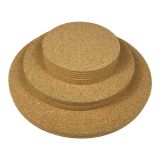 10pcs Round Cork Coasters 3.9" Diameter for Cold Drinks Wine Glasses Plants Cups & Mugs