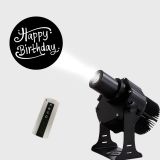40W Outdoor LED Gobo Projector (with Happy Birthday Rotating Glass Gobos)