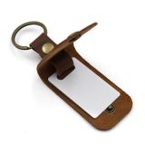 10pcs Personalized Leather Keychain Photo Key Ring Leather Keyring