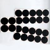 2.05" 24pcs Rubber Coaster for Sublimation Tumblers Anti-Slip Self Adhesive Skinny Tumblers Bottom Wine Straight Tapered 20OZ