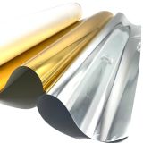 CALCA 13in x 164ft DTF Gold/Silver Foil Film Roll,Cold Peel