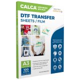 Трансферная пленка CALCA A3 DTF, двусторонняя, горячее отслаивание, 100 листов в упаковке