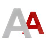 CALCA 4 characters LED MultiSignsBar Channel Letter with Tracks Hoisted