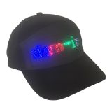 LED Cap, Detachable LED Display Screen Smart Hat adjustable Cool LED Baseball Cap for Party 12 x 48