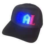LED Cap, Detachable LED Display Screen Smart Hat adjustable Cool LED Baseball Cap for Party 16 x 32