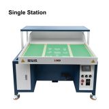 Single / Double Station Automatic Pneumatic Heat Press Rhinestone Shaking Machine for T-shirts