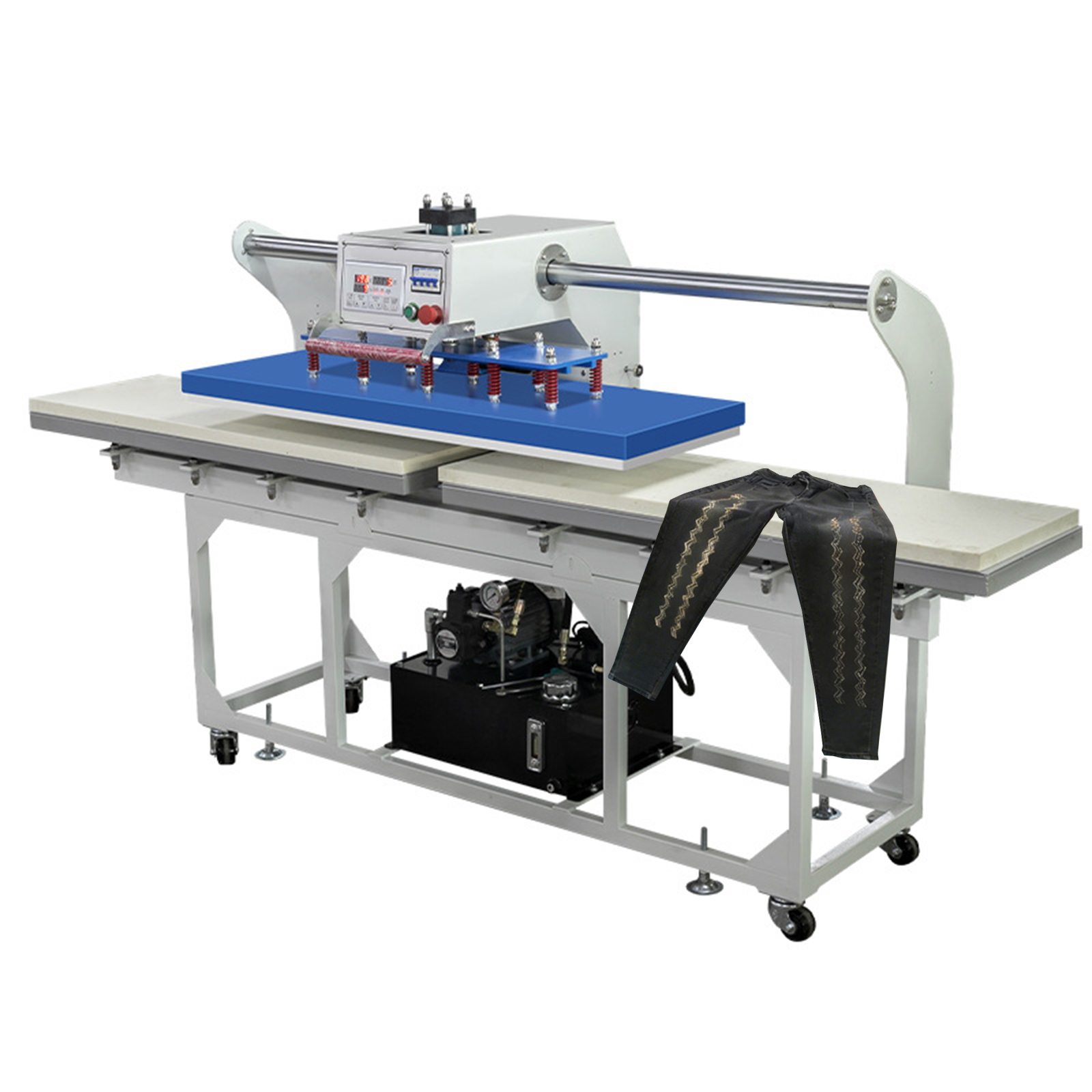 40x120cm Hydraulic Double Station Heat Press Machine for Jeans Diamond Stamping