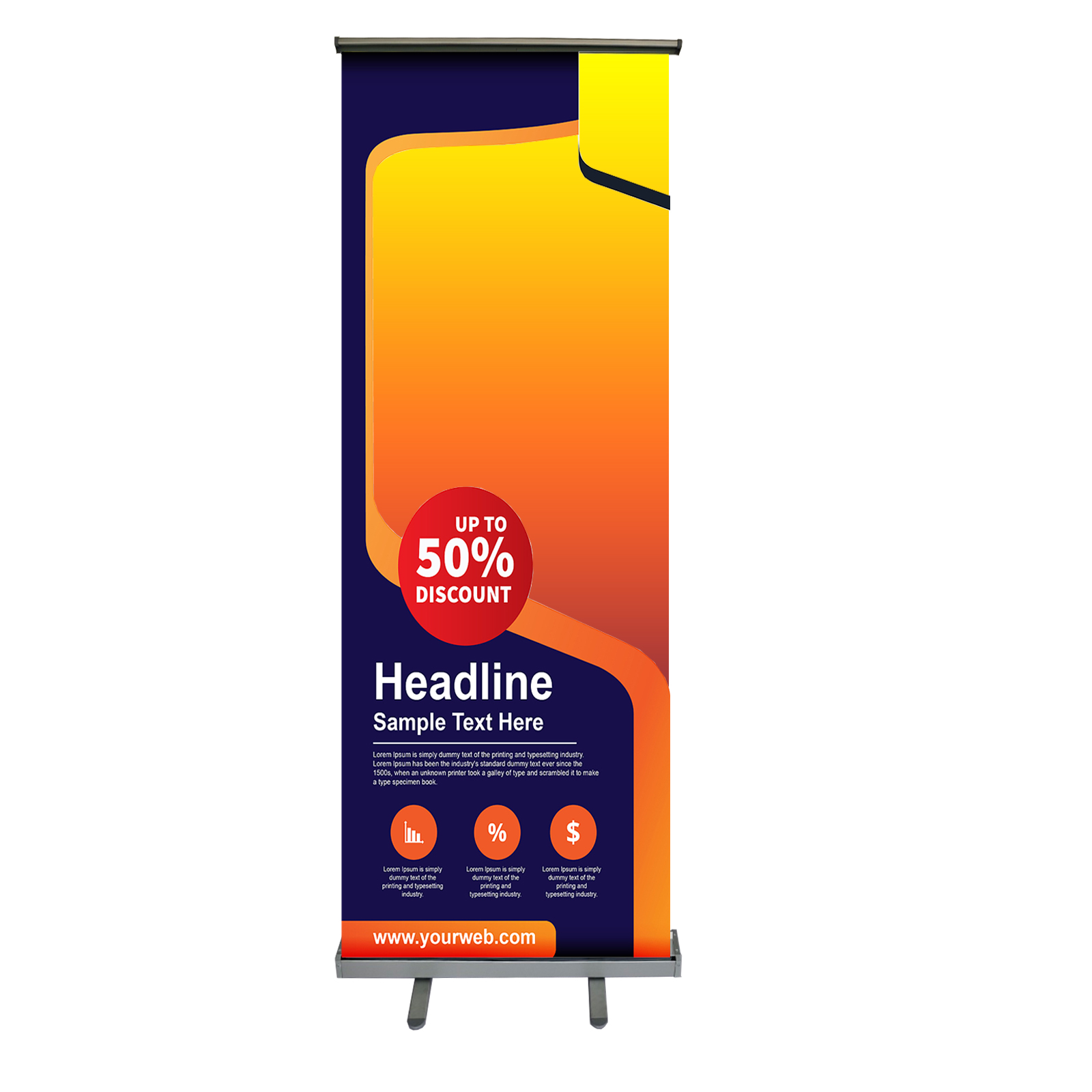 Iron Roll up EB80+ 80x200cm, Frame Only