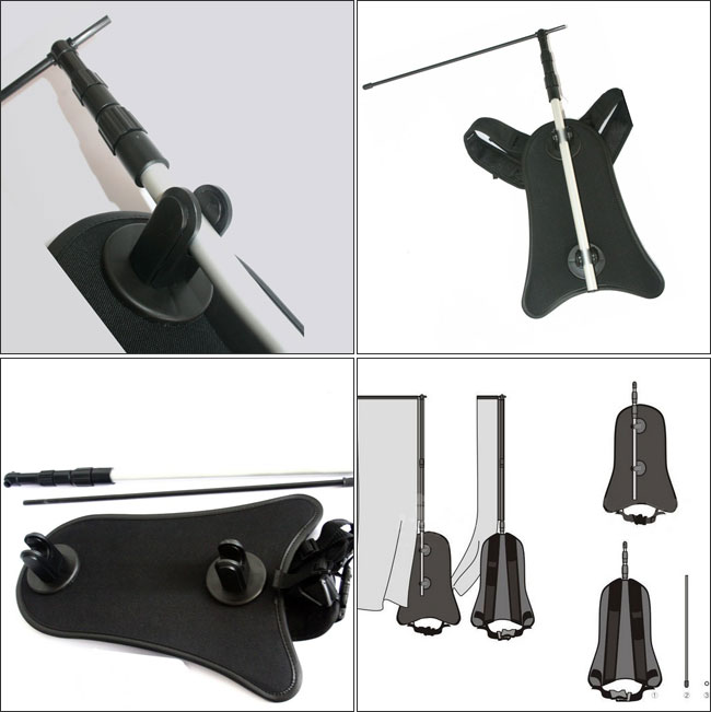 Backpack L Banner Stand details 1