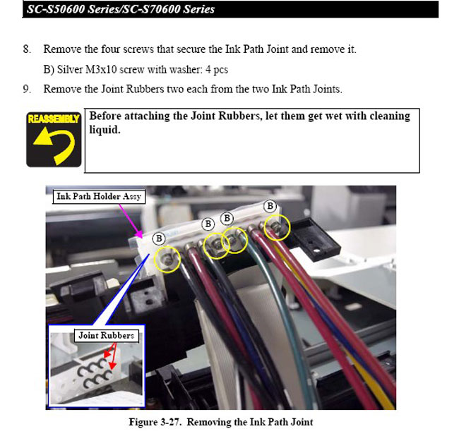 Epson S50680/S70680 Damper Assy. Left - 1614370 usage 2