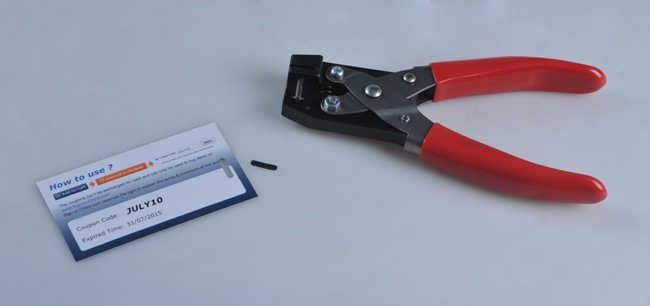 PVC Card and ID Card Flat Slot Hole Punch