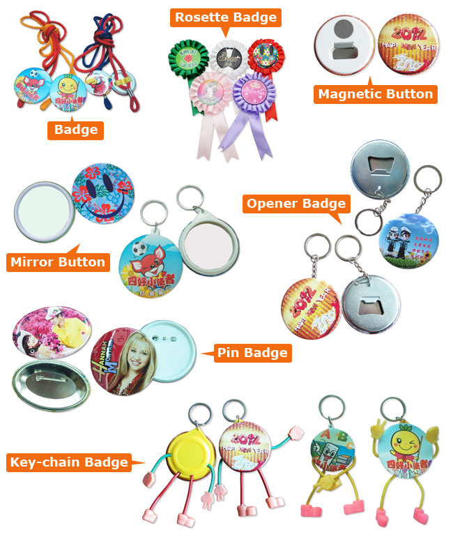 2016 New Pro 1-3/4" 44mm Button Maker Machine Badge Press+ Pin Buttons+Bottle Openers+ Magnetic Buttons+Mirror Keychain Buttons +1pc 44mm Circle Cutter Application