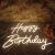 CALCA Happy Birthday Warm White Integrative Neon Sign for Birthday Party Decoration Size-24X9.4 inches+17.7X8.3 inches