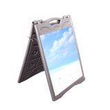 Outdoor Double side Plastic Poster Stand Water Injection A Frame Sidewalk Poster Stand