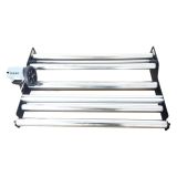 27.6" Media Roll Holder with Meter Counter – Mobile Tray for DTF Film & Vinyl Finishing