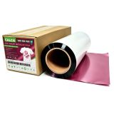 CALCA 12.6in x 32.8ft/32cm x 10m DTF Rose Purple /Rose Violet Metallic Film Roll,Cold Peel