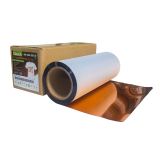 CALCA 12.6in x 32.8ft/32cm x 10m DTF Copper Metallic Film Roll,Cold Peel