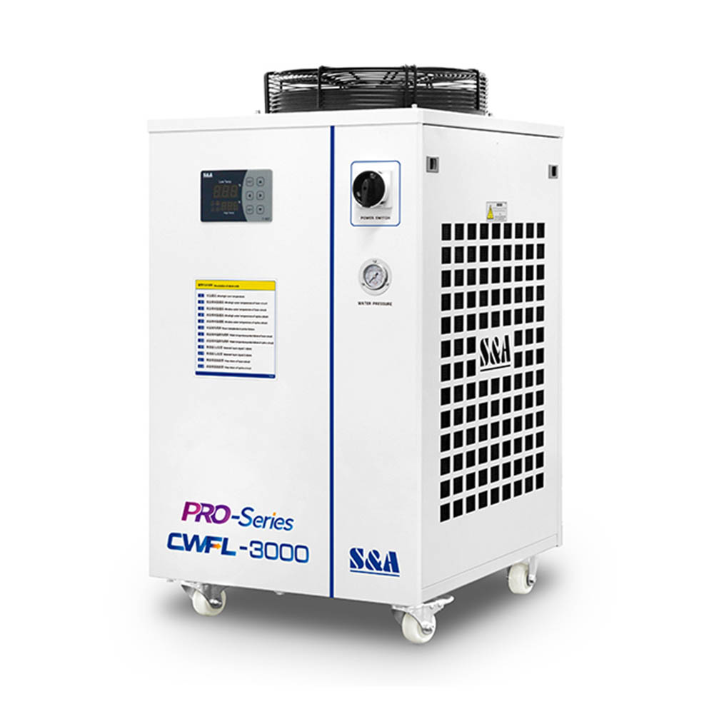 S&A CWFL-3000AN Industrial Water Chiller for 3000W Fiber Laser AC 1P 220-240V, 50Hz