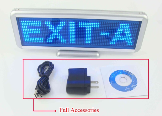 Table LED scrolling B1664B accessories