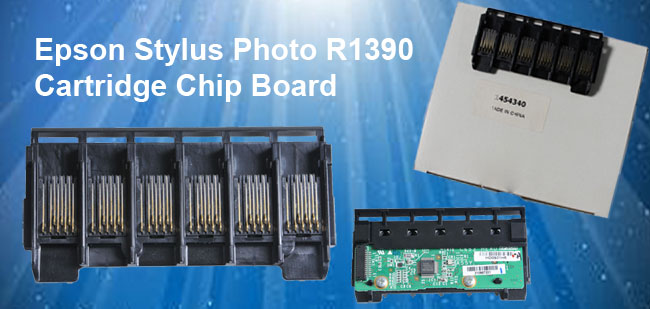 Epson Stylus Photo R1390 Cartridge Chip Board 