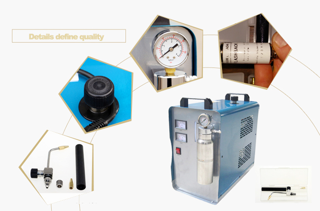 800W Portable Oxygen Hydrogen Flame Generator Acrylic Polishing Machine Details