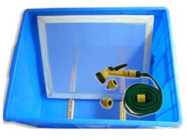 4 Color Silk Screen Printing Kit Press Printer & Full Materials Package Supply
