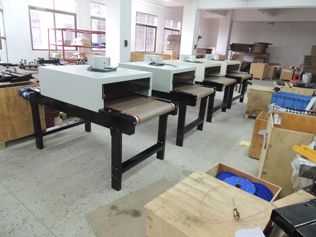 220V 4800W Small T-shirt Conveyor Tunnel Dryer 25.6