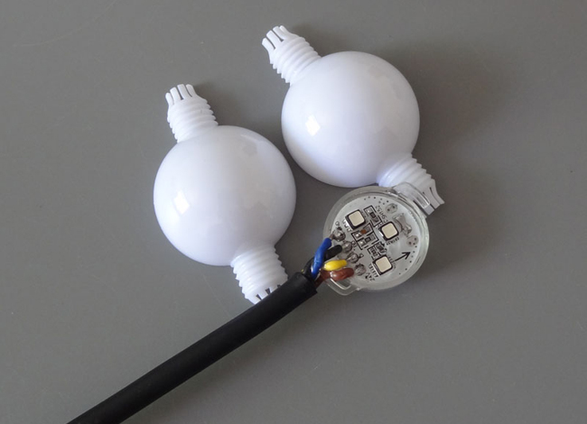 Full Color  Waterproof  Milky Ball  LED Point Light 