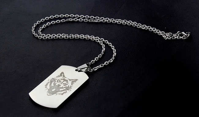 Wholesale High Quality Army Stainless Steel Military Blank Dog Tags
