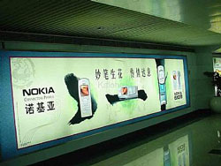 (610gsm-300*500-18*12) Glossy Laminated Backlit(Green-white) 110.2