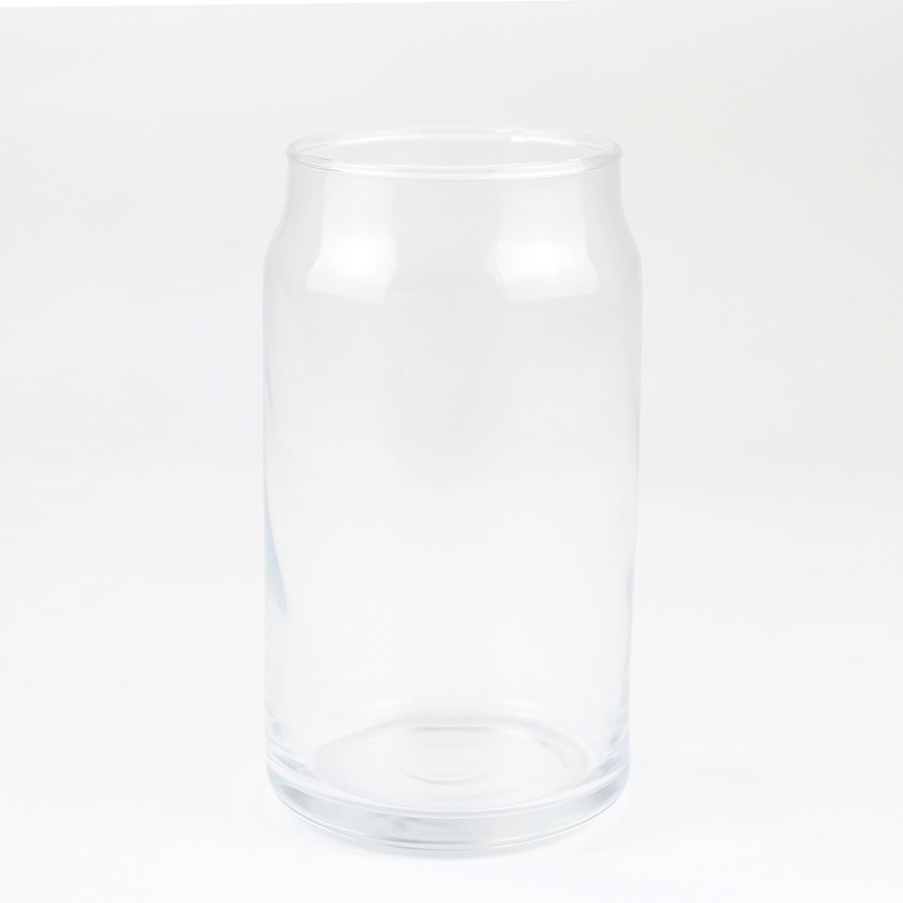 US Stock 48pcs 16oz Sublimation Clear Glass Mug Blanks Beer Can Glasses  Cups